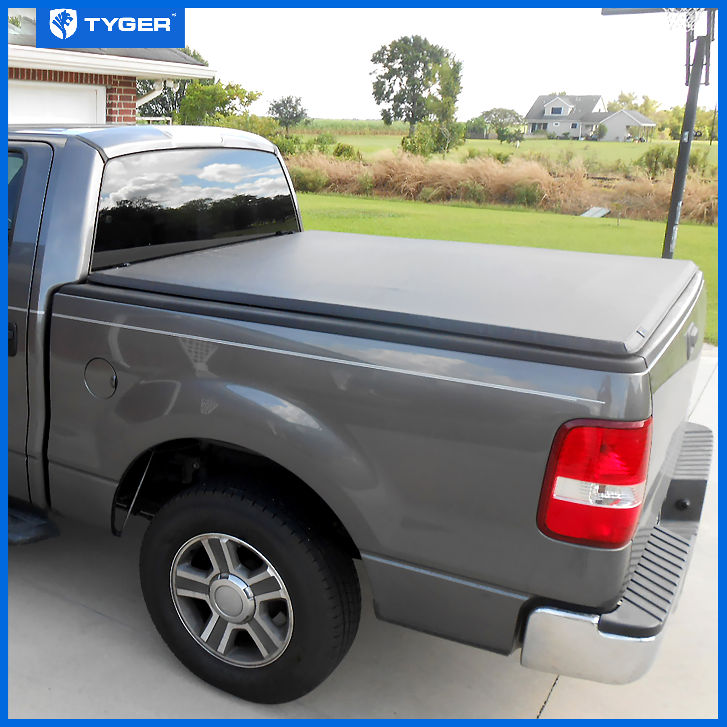 042008 Ford F150; 20052008 Mark LT 5.5ft Bed TYGER T3 TriFold Tonneau Cover eBay
