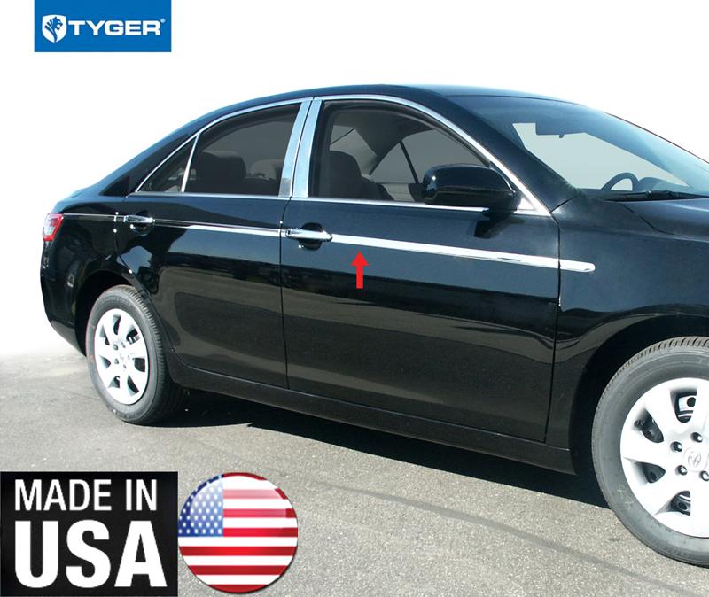 TYGER Fits 0711 Toyota Camry Upper Body Line Side Molding Trim 1" Wide