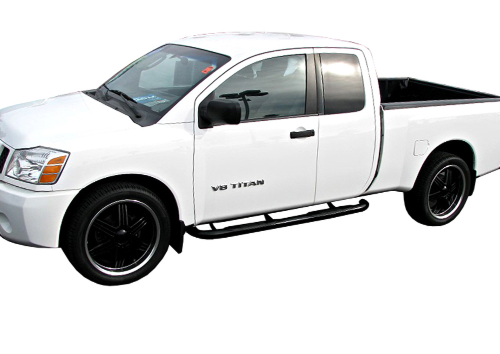3'' Black Side Step Nerf Bars 2pc For 20042017 Nissan Titan King Cab eBay